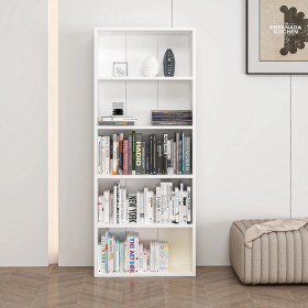 Resim Adel 4 Raflı Kitaplık - Beyaz Beyaz 