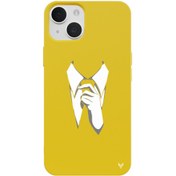 Resim iPhone 13 Kravat Telefon Kılıfı 