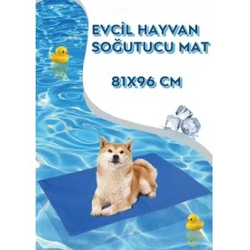 Resim Evcil Hayvan Soğutucu Yatak Mat 81X96 cm 