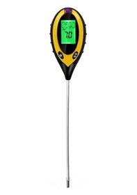 Resim Lemestar Toprak Analiz Cihazı 4-in-1: Güneş Şiddeti, Ph, Nem Ve Sıcaklık Ölçer - Bahçe, Seracılık Ve Tarım Araçları 