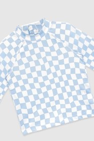 Resim UV Korumalı Uzun Kollu Erkek Bebek Üst Mayo Groovy Checker - Groovy Checker / 2-3 Yaş 