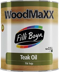 Resim Filli Boya Woodmaxx® Teak Oil (Tik Yağı) 2,5 Lt 