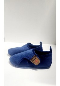 Resim Gezer Kışlık Kaşe Yumuşacık Ev Pandufu Siyah 