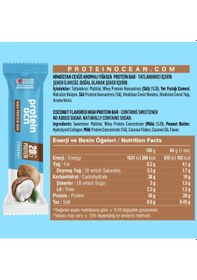 Resim Proteinocean Hindistan Cevizi Aromalı Yüksek Protein Bar 50 G 2 Adet 