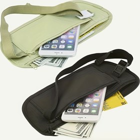 Resim Hafif Görünmez Fanny Çantası - Ayarlanabilir Askı, Fermuarlı Bölme, Jogging, Koşu, Yürüyüş, Yürüyüş ve Spor Salonu için Çok Renkli Seçenekler - Telefon, Cüzdan, Anahtarlar, Jogging Aksesuarı için Güvenli Depolama, Şık Tasarım, Dayanıklı Yapı 
