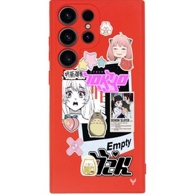 Resim Samsung S24 Ultra Anime Colage Telefon Kılıfı 