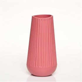 Resim Vitale Moleanos Kırmızı Vazo Küçük 9 9 19 Cm Ak.jl0070 Renkli 