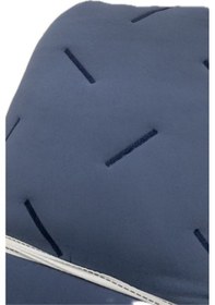 Resim Zen Comfor Dolgulu Çift Yön Çift Kişilik Yatak Örtüsü İndigo Mavi 