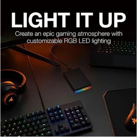 Resim EKS Ticaret Seagate Firecuda Gaming Taşınabilir Disk 1 Tb - USB 3.2, Rgb LED Aydınlatma (STKL1000400) 