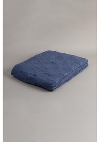 Resim Plaid İndigo Çift Kişilik Battaniye 200x220 15015 Indigo 