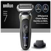 Resim Braun Series 7 Elektrikli Tıraş Makinesi, Islak Ve Kuru, Hassas Düzeltici Başlık, 72-c1200s 1 Saat 