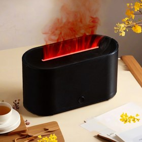 Resim Hava Sisi Nemlendirici Esansiyel Yağ Aromaterapi Makinesi - Değiştirilebilir Yedi Renk, Ev, Yatak Odası ve Tatil Hediyesi için Uygun 