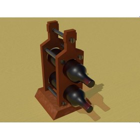 Resim Opencart Şarap Rafı Sadece Plastik Aparattır 