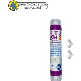 Resim Pemax Water Solutions Kapalı Kasa Su Arıtma Cihazlarına Uygun Flt 3626 Sertifikalı 3.aşama Gac Karbon Filtre 