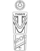 Resim GP Kompozit Triumph Tiger 1200 2014-2016 Uyumlu Tank Pad Seti Beyaz 