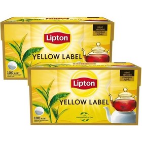 Resim Lipton Yellow Label Demlik Poşet Çay 100'lü 2 x 320 G 