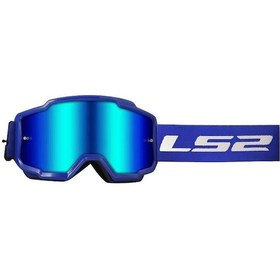 Resim Ls2 Charger Plus Google Motokros Gözlük - Iridium Mavi 
