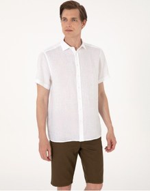 Resim Pierre Cardin Erkek Beyaz Gömlek Kısa Kollu 50305680-vr013 Beyaz 
