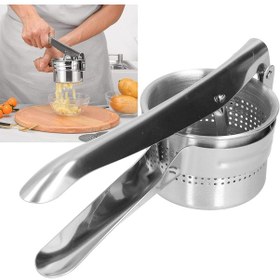 Resim Patates Ezici - Patates Püresi Yapıcı Posa Çıkarıcı Meyve Sıkacak 