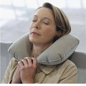 Resim Şişme Seyahat Yastığı Boyunluk 