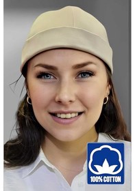 Resim Unisex %100 Pamuklu Docker Şapka Taş Rengi Taş 