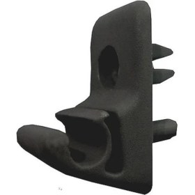 Resim Öz-İş Klips Albea Palıo Güneşlik Plastiği Koyu Gri ( 10 Lu Paket) 