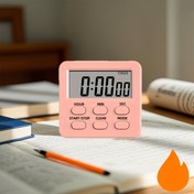 Resim Çok Fonksiyonlu Elektronik Zamanlayıcı - Büyük Manyetik Ekranlı, Ofis, Çalışma Kronometreli Alarm Saati Mutfak Pişirme İçin Ultra Pratik Günlük Kullanım için, 10 Senaryo (Pil Dahil Değildir) 