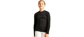 Resim Decathlon Kipsta Çocuk Futbol Termal Içlik - Siyah - Uzun Kollu - Keepdry 500 