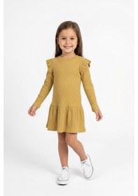 Resim Miababy Modal Elbise Fırfırlı Sarı 