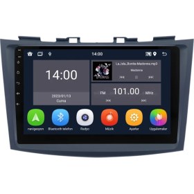 Resim Carvocal Suzuki Swift (2011-2016) Android 14 Multimedya - 4 GB Ram - 64 GB Hafıza - Carplay CRV-4512XD 