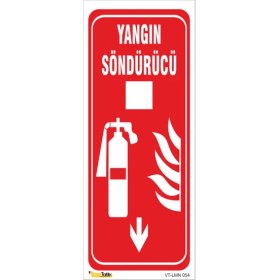 Resim Yangın Söndürücü Levhası Lmn 054 