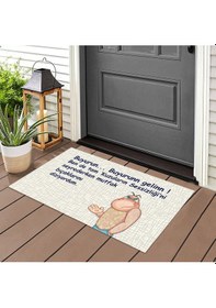 Resim Bir Daha Düşün Kapı Önü Paspas Lovebug-t 