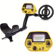 Resim 1 adet Profesyonel Metal Dedektörü, Yüksek Hassasiyetli Altın Bulucu, Ayarlanabilir Hassasiyet ile Yeraltı Hazine Avcısı, Kullanıcı Dostu LCD Ekran, Ayrım Modları, Tüm Metal Seçeneği - Pil ile Çalışır (Piller Dahil Değildir) 