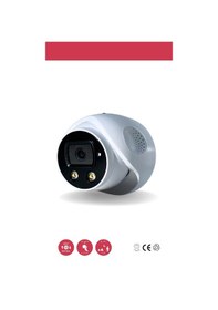 Resim 5mp Ip Dome Sesli Poe 3.6mm Network Kamera Gece-gündüz 