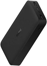 Resim Xiaomi Redmi 20000 Mah Taşınabilir Hızlı Şarj Cihazı - Usb-c - 18w 2 Çıkışlı Powerbank - Siyah 