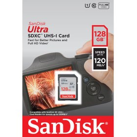 Resim Sandisk Ultra 64GB 120mb/s SDXC Hafıza Kartı 