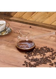Resim Cheff Star Borosilikat Cam Cezve - Şeffaf - 400 Ml Çok Renkli 