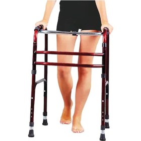 Resim Walker Volkır Wolker Katlanır Bordo Yürüteç Hasta Yaşlı 