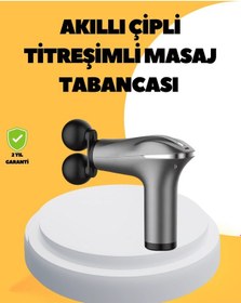 Resim Şarjlı 4 Başlıklı Titreşimli Masaj Aleti Derin Kas Masajı Sporcu Destekli Çok Renkli 