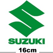 Resim MLH STORE Suzuki Yazı Ve S Logo Yazı Sticker Etiket Tek Renk 
