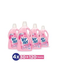 Resim Vernel Çamaşır Yumuşatıcısı Gülün Büyüsü 4 x 3 L 