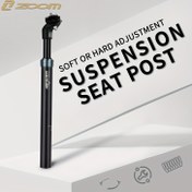 Resim ZOOM Hafif Alüminyum Bisiklet Koltuk Direği - Ayarlanabilir Şok Emici, 27.2mm'den 33.9mm'ye Uygun, MTB ve Yol Bisikletleri için Mükemmel 