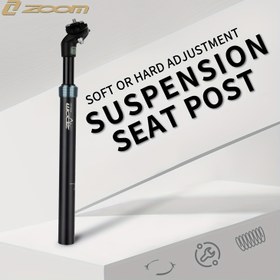 Resim ZOOM Hafif Alüminyum Bisiklet Koltuk Direği - Ayarlanabilir Şok Emici, 27.2mm'den 33.9mm'ye Uygun, MTB ve Yol Bisikletleri için Mükemmel 