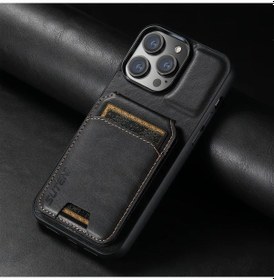 Resim Chenkestoreone Suteni Premium Iphone 16 Pro Max Uyumlu Sahte Deri Kartlık Cüzdan Erkek 