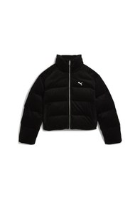 Resim Puma Corduroy Puffer Jacket Kadın Yetişkin Ceket Siyah 
