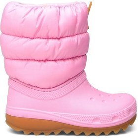 Resim Crocs Classic Neo Puff Boot K Çocuk Kar Botu 207684-010 Pembe 