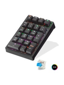Resim AyrStore Kablolu Mekanik Numerik Klavye Blue Switch Rgb - Siyah QS500 