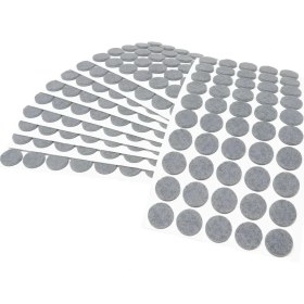 Resim Yapışkanlı Mobilya Masa Sandalye Parke Zemin Ayak Koruyucu Kaydırmaz Keçesi 28 mm (28'lı Paket) 