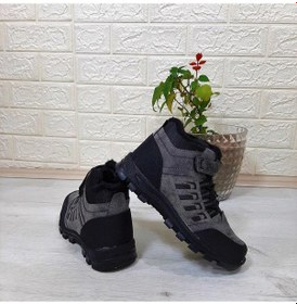 Resim Black Sea 542 Füme Kürklü Fermuarlı Cırtlı Erkek Çocuk Bot 001 