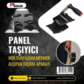Resim Pratikmen Mdf, Sunta, Mermer, Cam, Alçıpan Panel Taşıma Aparatı 